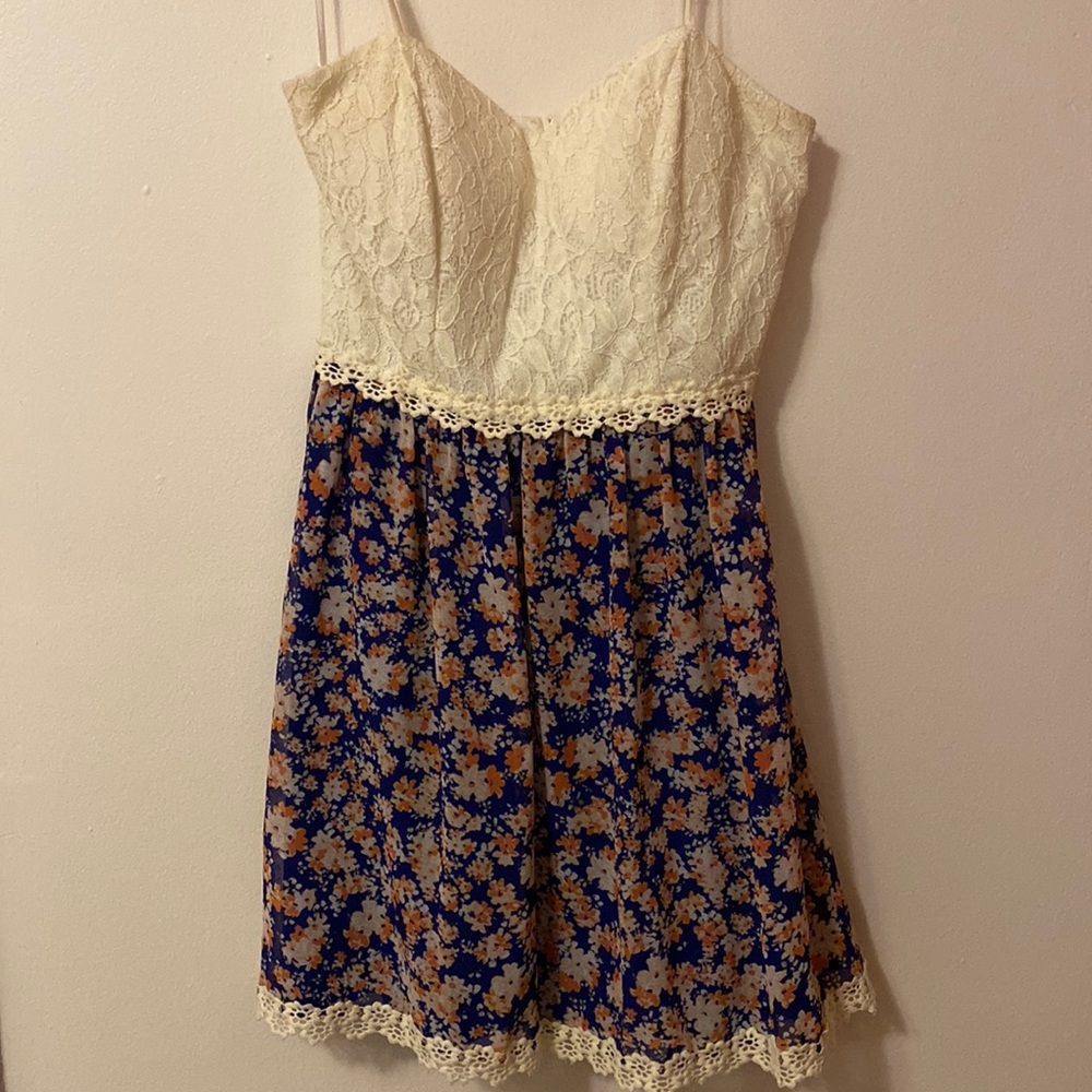 Floral & Lace Dress
